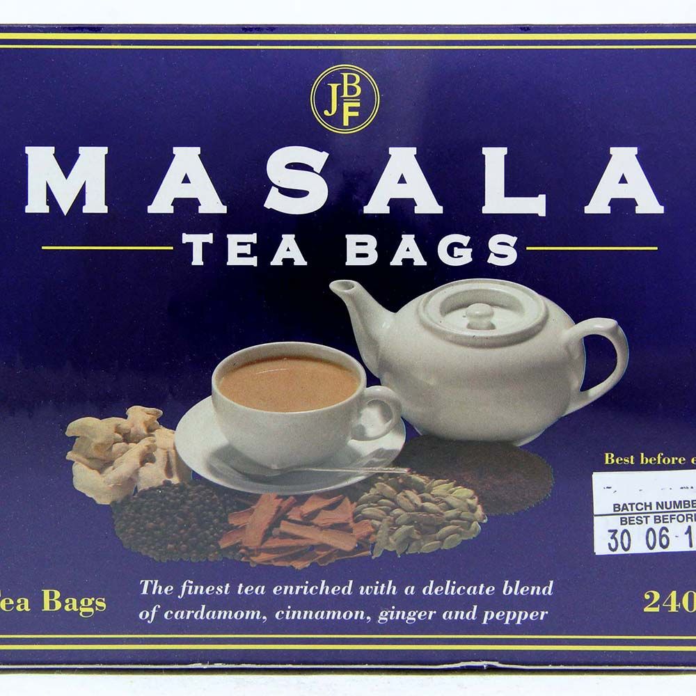 JB Masala Tea Bags 100 Bags Asian Dukan