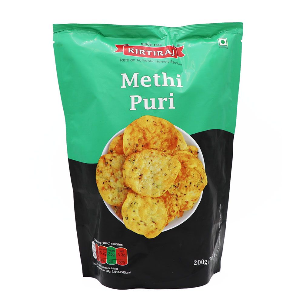 Kirtiraj Methi Puri 200g I Buy Online Asian Dukan