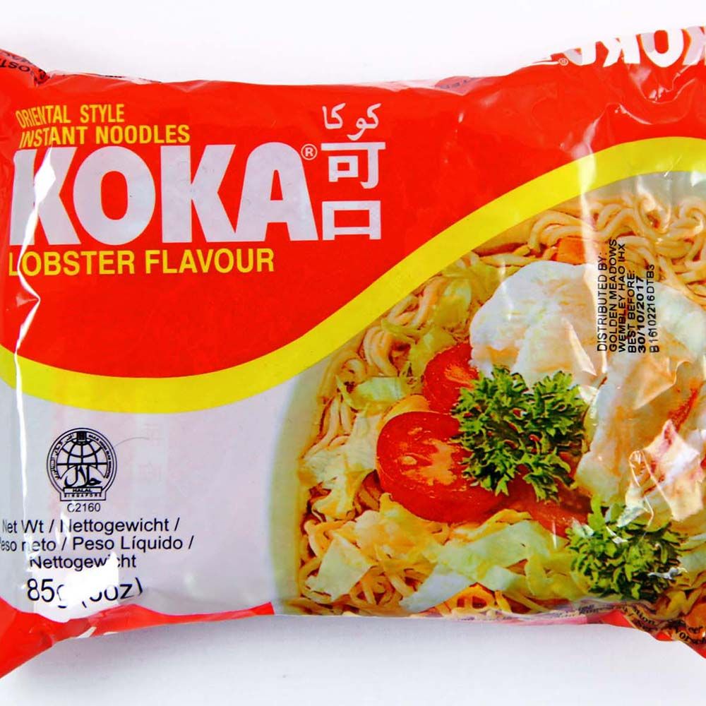 Koka Lobster Flavour Noodles 85g Asian Dukan
