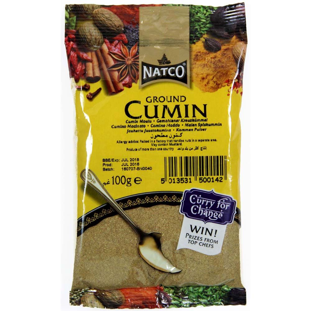 Natco Ground Cumin 100g, 400g & 1kg Packs Asian Dukan