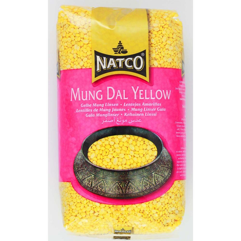 Natco Mung Dal Yellow 500g, 1kg &amp; 2kg Packs I Buy Online - Asian Dukan
