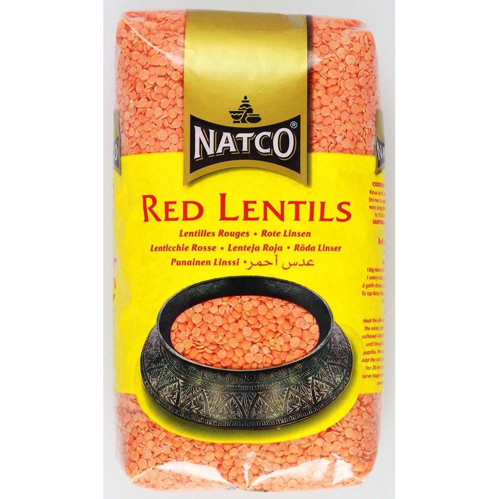 Natco Red Lentils 500g, 1kg & 2kg Packs I Buy Online - Asian Dukan