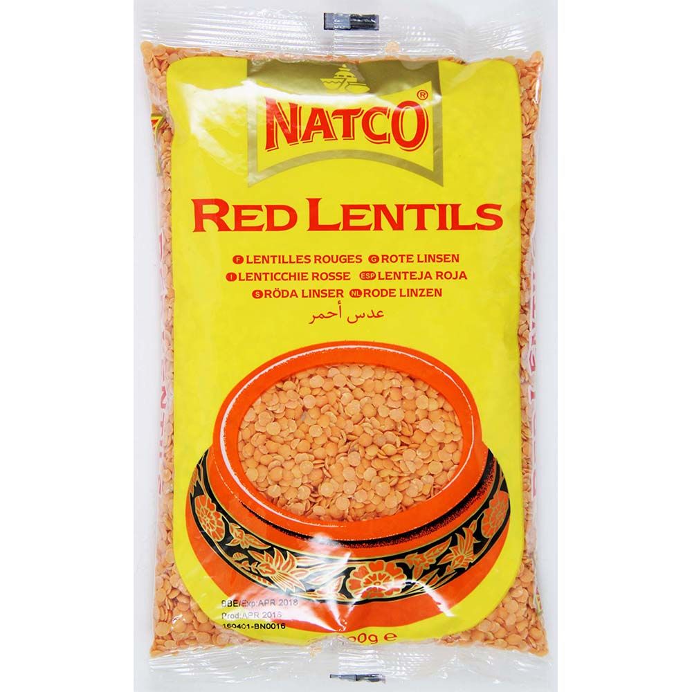 Natco Red Lentils 500g, 1kg & 2kg Packs I Buy Online - Asian Dukan