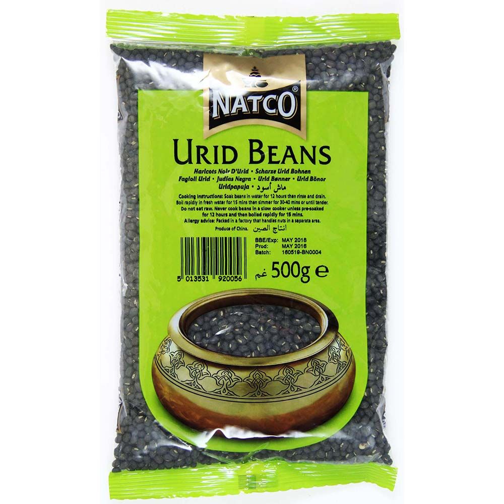 Natco Urid Beans 500g, 1kg & 2kg Packs Asian Dukan
