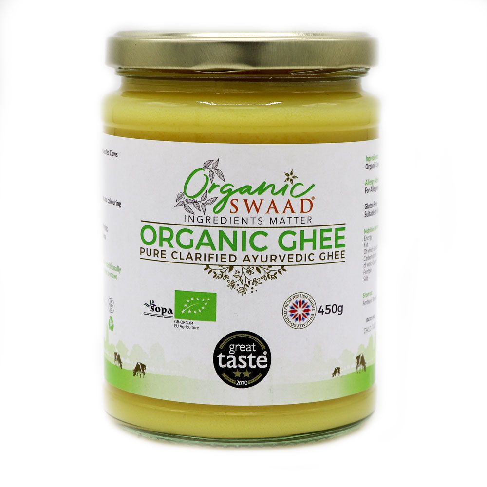 Organic Swaad Organic Ghee 450g I Buy Online Asian Dukan