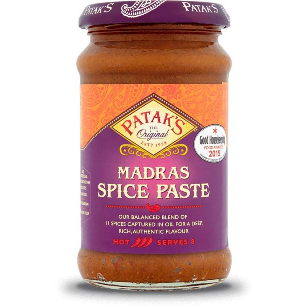 Pataks Madras Spice Paste 283g I Buy Online - Asian Dukan