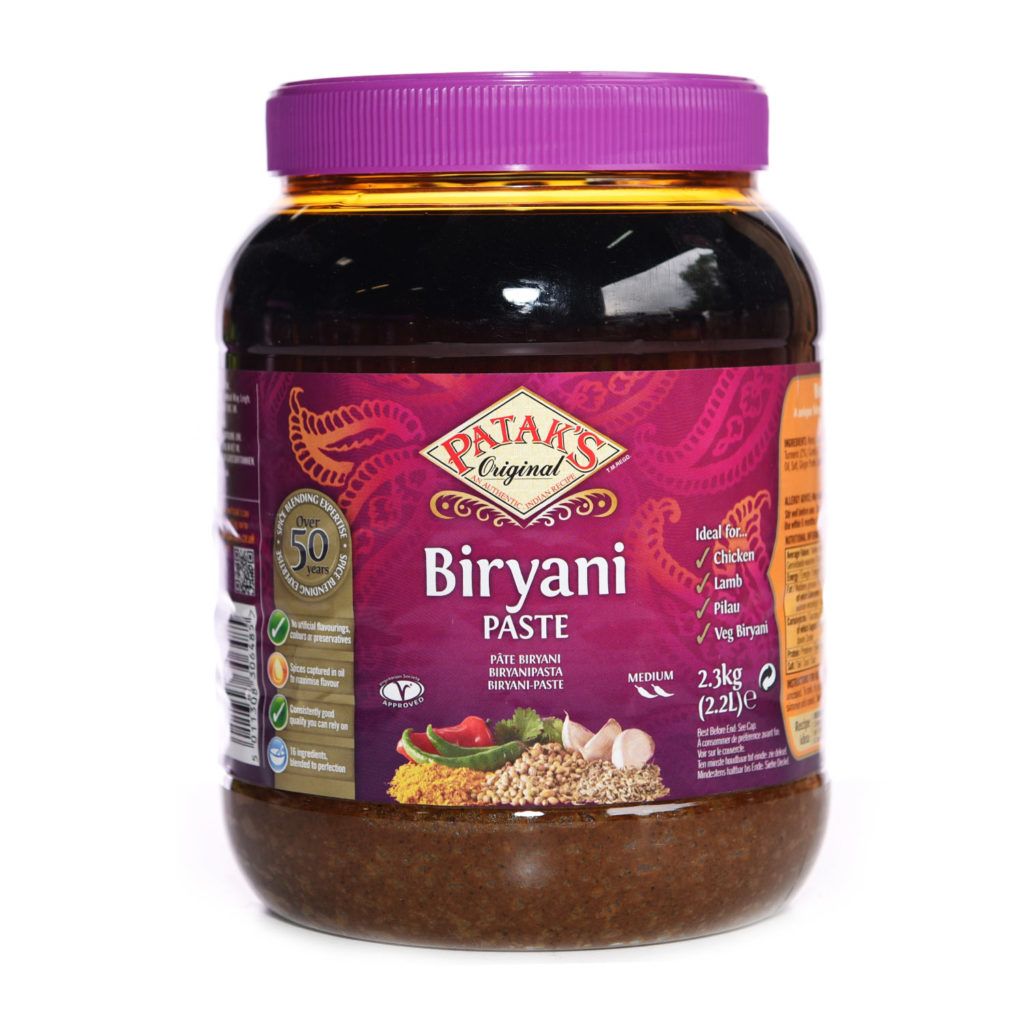 Pataks Biryani Curry Paste 2.2kg l Buy Online - Asian Dukan