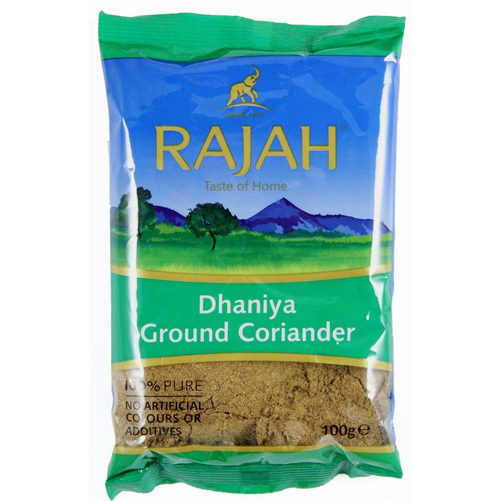 Rajah Ground Coriander 100g & 400g Packs Asian Dukan
