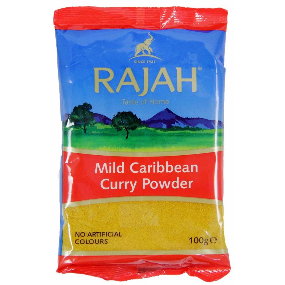 Rajah Mild Caribbean Curry Powder 100g Asian Dukan