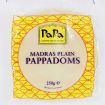 Papa Madras Plain Pappadoms 250g